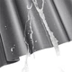 Завіса для душу Mercury Home Textiles, стійка до цвілі, складна магнітна перегородка, високоякісна водонепроникна завіса для душу, роздільна одна панель для сухого та вологого використання - зображення 2