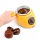Прибор для приготовления шоколадного фондю Chocolate Fondue Set с формами и аксессуарами, 200 г, нержавеющая сталь - изображение 2