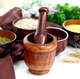 Деревянная ступка с толкушкой, ручной измельчитель - изображение 4