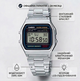 Мужские наручные часы Casio A158WA-1D Silver - изображение 12