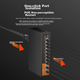 Коммутатор KeepLINK KP-9000 10 портов PoE 135Вт - изображение 5