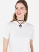Футболка женская Colin's CL1063418OFW XL Off White (8683197621580) - изображение 4