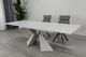 Стол раскладной LAURA CERAMIC 160(240)x90 см керамика белый матовый - изображение 2
