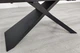 Стіл обідній розкладний MADISON CERAMIC 160(240)x90 см кераміка чорний матовий - зображення 7