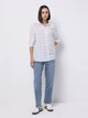 Рубашка женская Colin's CL1070306LBL XS Light Blue в клетку (8684112817040) - изображение 3