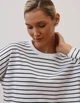 Лонг, One size, білий в чорну смужку (088) - зображення 6