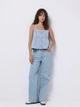 Топ женский Colin's CL1074986DN44350 M Drop Indigo Wash (8684112758350) - изображение 3