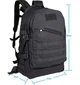 Рюкзак на 40л спортивний системою MOLLE Чорний великий - зображення 5