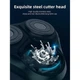 Электобритва Hoco DAR06 Plus electric razor with smart LED indicator, IPX7, 5W, 800mAh, 60min, green - изображение 4