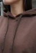 Женское Худи Стаф Коричневое Оверсайз Спортивное Staff Lav Brown Oversize S (400664) - изображение 3