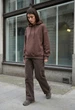 Женское Худи Стаф Коричневое Оверсайз Спортивное Staff Lav Brown Oversize S (400664) - изображение 5