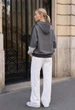Женское Худи Стаф Серое С Логотипом Спортивная Кофта Оверсайз Staff Heav Logo Mix3 Oversize M (400708) - изображение 5