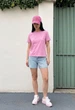 Жіноча Футболка Стаф Рожева Легка Базова Staff Sum Pink M (400279) - зображення 4