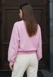 Женский Свитшот Стаф Розовый Спортивная Кофта Однотонная Staff Mak Pink S (400709) - изображение 2