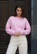 Женский Свитшот Стаф Розовый Спортивная Кофта Однотонная Staff Mak Pink S (400709) - изображение 5