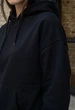 Женский Худи Стаф Черный Оверсайз Без Логотипа Спортивная Кофта Staff Lav Black Oversize XS (400667) - изображение 3