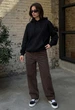 Женский Худи Стаф Черный Оверсайз Без Логотипа Спортивная Кофта Staff Lav Black Oversize XS (400667) - изображение 4