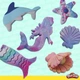 Набор для лепки Морская тема Play-Doh Hasbro (F1200FF2) — 13 баночек пластилина и формочки - изображение 3