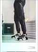 Мужские кроссовки Sneakers, повседневная обувь, кеды ЧЕРНОГО цвета, размер 47, Код 00-0945 - изображение 4