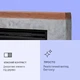 Электрический камин Klarstein Fort Rock 1800 Вт, до 36 м² (10038396) - изображение 6
