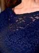 Жіноча блуза в стилі лонгслів із гіпюру LadyLike 44 Синій (ladlk2241770163382) - зображення 4
