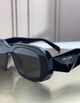 Солнцезащитные очки Prada PR17WS Black/Dark Grey - изображение 12