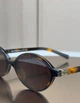Сонцезахисні окуляри Miu Miu SMU 04Z черепахові овальні вузькі ацетатні, коричнева лінза, жіночі, - зображення 3