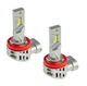 Світлодіодні авто LED лампи Cyclone Type-51 Цоколь H11 6000K 12V 70W на комплект! 8000Lm у штатні місця! із обманкою! - зображення 3