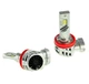 Світлодіодні авто LED лампи Cyclone Type-51 Цоколь H11 6000K 12V 70W на комплект! 8000Lm у штатні місця! із обманкою! - зображення 2