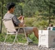 Стілець туристический Naturehike CNK2300JU012 складной до 120 кг Oxford 600D, сталь, Beige - изображение 3