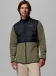 Kurtka przejściowa męska bez kaptura Columbia Basin Butte Full Zip Fleece II 2101761397 L Zielony/Czarny (195981338119) - obraz 1