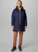 Kurtka zimowa damska pikowana Columbia Powder Lite II Mid Jacket 2089371464 XS Granatowa (195981429855) - obraz 3