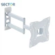 Крепление для телевизора Sector TV3 White кронштейн настенный 13-55" - изображение 1