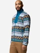 Bluza męska rozpinana streetwear polarowa Columbia Sequoia Grove II FZ Printed Fleece 2174071442 S Niebieska (199141361467) - obraz 4