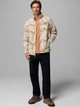 Bluza męska rozpinana streetwear polarowa Columbia Steens Mountain Printed Jacket 1478231272 L Beżowa (199141711057) - obraz 3