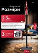 Пилосос вертикальний акумуляторний 2в1 2800 Вт компактний ручний пилосос для дому Sokany червоний - зображення 7
