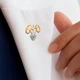 Значок медику BROCHE брошь бижутерия Медицина Анатомия Почки золотистый BRGV113919 - изображение 4