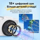 Цифровая камера Onvyx ZR20 4K 64MP с Wi-Fi, автофокусом, поворотным экраном 180°, 18x зумом и стабилизацией, компактная Белая - изображение 5