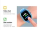 Дитячий смарт годинник Lemfo CT01 з 4G сім карткою, GPS / Wi-Fi / LBS, прослуховуванням, HD відеодзвінками, камерою 2 МП, кнопкою SOS, геозоною та IP67 До 3–4 днів роботи Синій - зображення 6