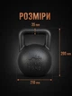 Гиря чавунна Newt 32 кг (NE-100-3200) - зображення 3