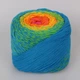 YarnArt Bouquet, №719, пряжа ЯрнАрт Букет 100% хлопок, 250 г/500 м, секционное окрашивание, летняя, для крючка и спиц - изображение 3