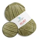 Пряжа плюшевая Popyarn Velvet (Попярн Вельвет) №018 Беж - 100% полиэстер, 100 г / 120 м, для пледов, игрушек, вязания спицами и крючком - изображение 1