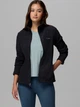 Толстовка на молнии утепленная без капюшона женская Columbia Fast Trek II Jacket 1465351010 2XL Черная (193855859289) - изображение 5
