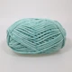 Пряжа плюшевая Popyarn Velvet (Попярн Вельвет) №023 Лазурный - 100% полиэстер, 100 г / 120 м, для пледов, игрушек, вязания спицами и крючком - изображение 2