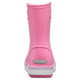 Дитячі крокси гумові чоботи Crocs Kids Crocband Rain Boot Pink (33/34, рожевий) - зображення 4