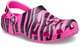 Дитячі крокси Crocs Classic Clog Animal Print Zebra Pink (33/34, рожевий) - изображение 2