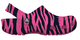 Дитячі крокси Crocs Classic Clog Animal Print Zebra Pink (33/34, рожевий) - изображение 3