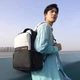 Сумка для ноутбука AMERICAN TOURISTER, рюкзак для чоловіків, дорожня сумка, багатофункціональний 16-дюймовий рюкзак у стилі Hu Xianxu NE2 сіро-білого кольору - изображение 6