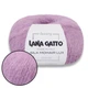 Lana Gatto Silk Mohair Lux, Лаванда №8481 - пряжа, суперкидмохер с шелком и люрексом, тонкая, 25 г / 210 м, для вязания свитеров-паутинок - изображение 1