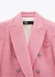 Твидовый блейзер ZARA М - изображение 7